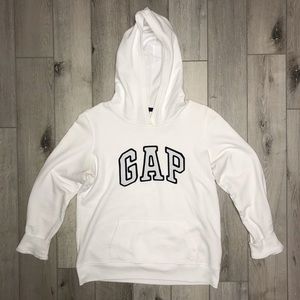 White Gap Logo Hoodie